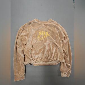 Nike Tan Fleece Sweatshirt